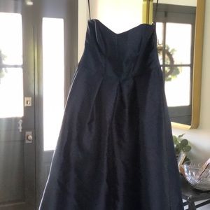 Navy Blue Evening Gown